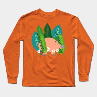 Piglet and sorrel Long Sleeve T-Shirt